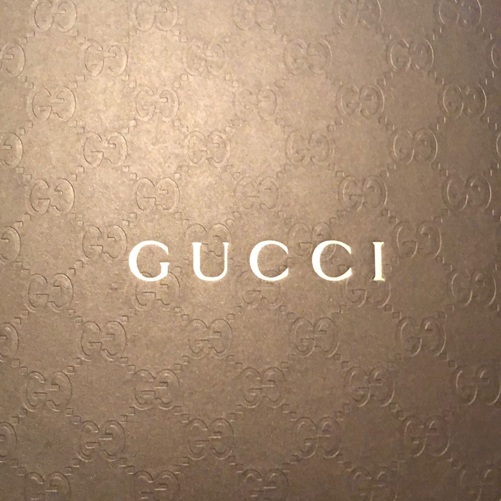Authentic Gucci hard box